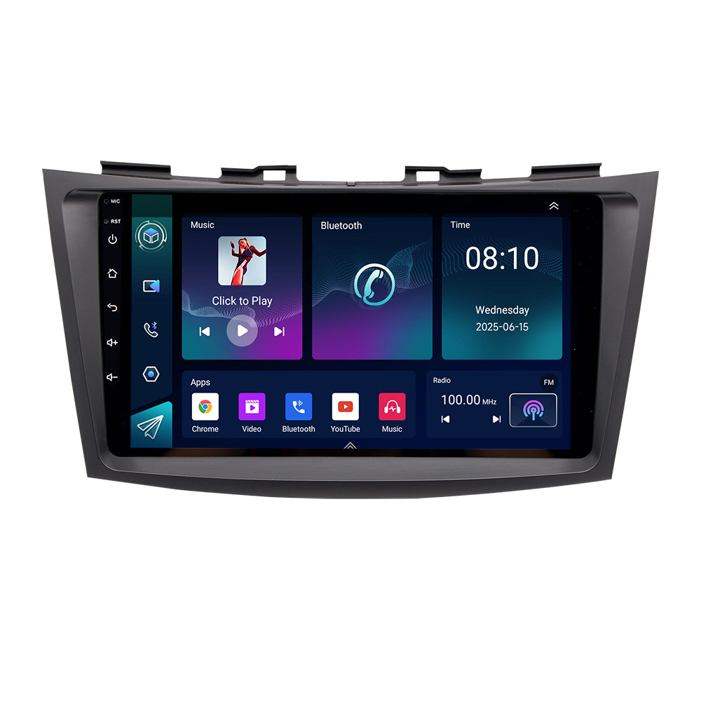 Aplicable a 12-16 Suzuki Swift Android coche de navegación GPS todo en un coche que invierte la imagen Swift