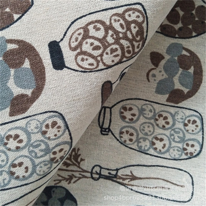 【厂家直销】麻布许愿瓶 麻布瓶子 桌布台布抱枕靠枕坐垫沙发里子