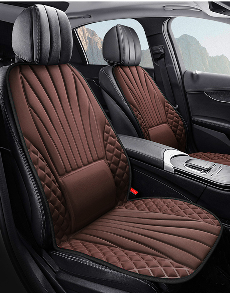 Breathable Fabric Seat Cushion for All Seasons, Suitable for Cars, Single-Seat Sedans, Office and Home Use