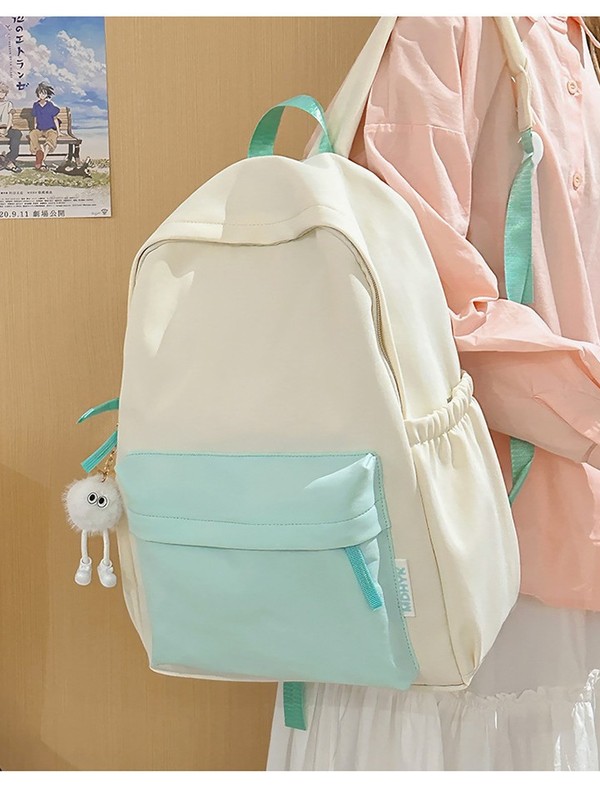 学生スクールバッグ夏の新しい韓国スタイルカジュアルバックパックカレッジスタイル原宿大容量学生多用途バックパック|undefined