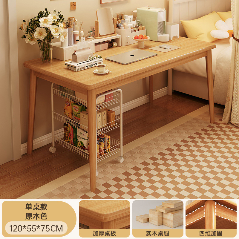Mesa de computadora mesa de alquiler de casa escritorio simple escritorio de oficina silla pequeña escritorio de escritorio de dormitorio de estudiantes