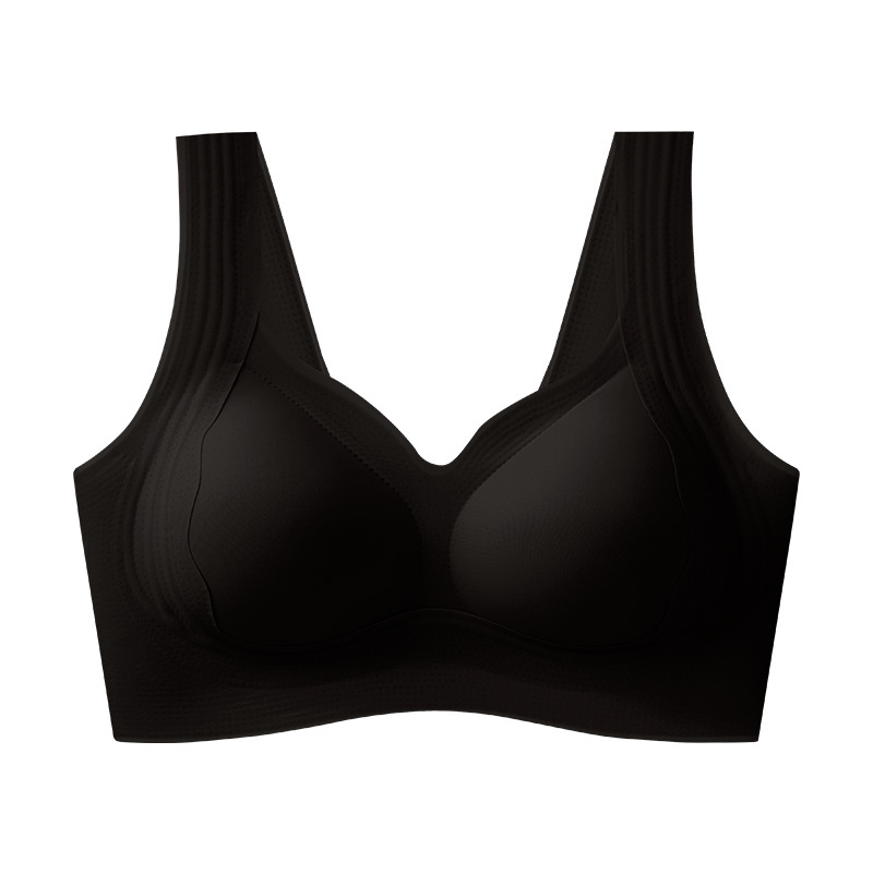 Ropa interior gran pecho cerrado soporte superior para evitar caída de pecho colateral tipo de bra fijo de copa completa sin rastros sujetador de elevación