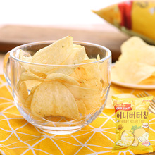 lantu3包裝 韓國進口零食calbee海太蜂蜜黃油薯片網紅土豪薯片膨