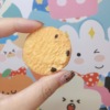 Cookie biscuits hair clip simulation food is fun and funny.