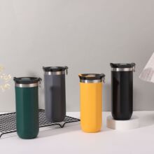 跨境简约304不锈钢咖啡杯高颜值便携男女时尚礼品纪念刻字印LOGO