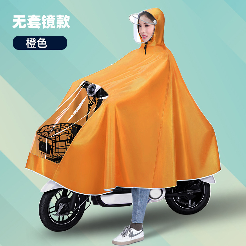 Capa de lluvia para motocicleta eléctrica para montar a prueba de tormenta todo el cuerpo hombre y mujer para adultos una sola batería para dos personas chaqueta de lluvia