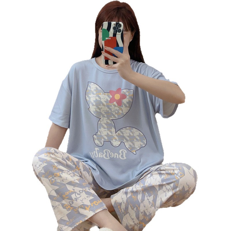 Pijamas nuevos pajamas de verano para mujeres pijamas cortos y largos Mickey ropa para el hogar comercio exterior transfronterizo sudeste asiático