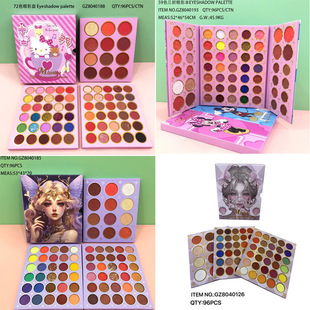 Cross-Border Mlund72 Color Pearlescent Matte Eyeshadow Palette Cross-Border European and American Makeup Eyeshadow Makeup Wholesale