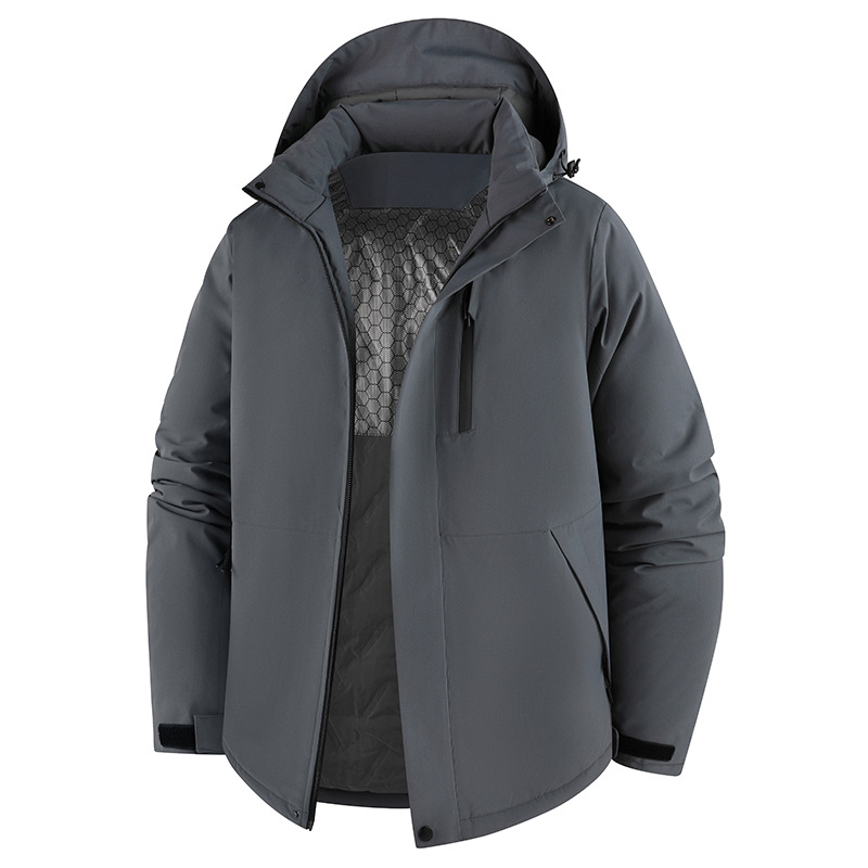 Winter Cross-Border Graphene Cotton Coat for Men, New Autumn and Winter Thickened Warm and Cold-Proof Couple's Cotton Jacket for Women