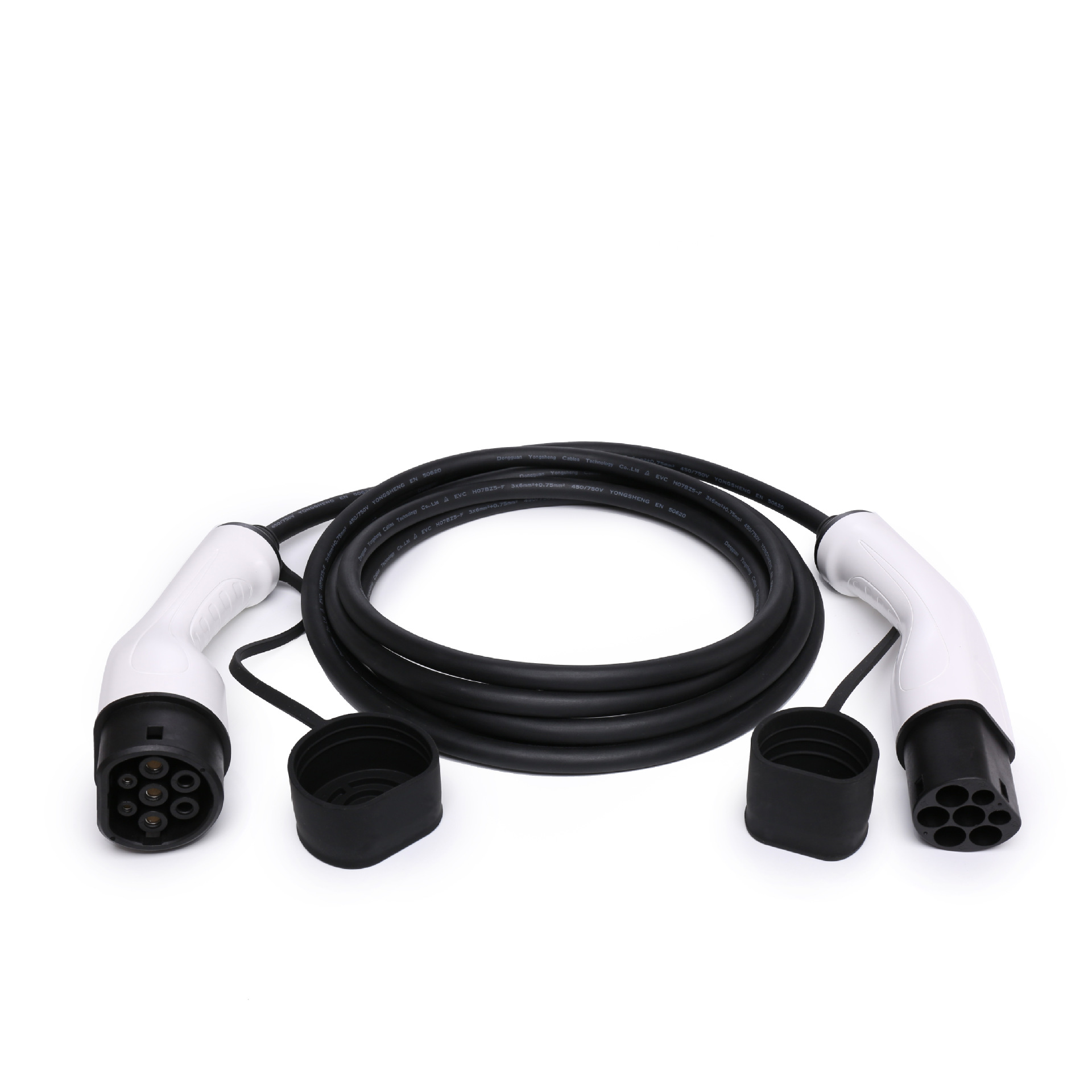 Type2totype2欧标充电器桩新能源汽车欧标双枪TUV+CE+UKCA认证