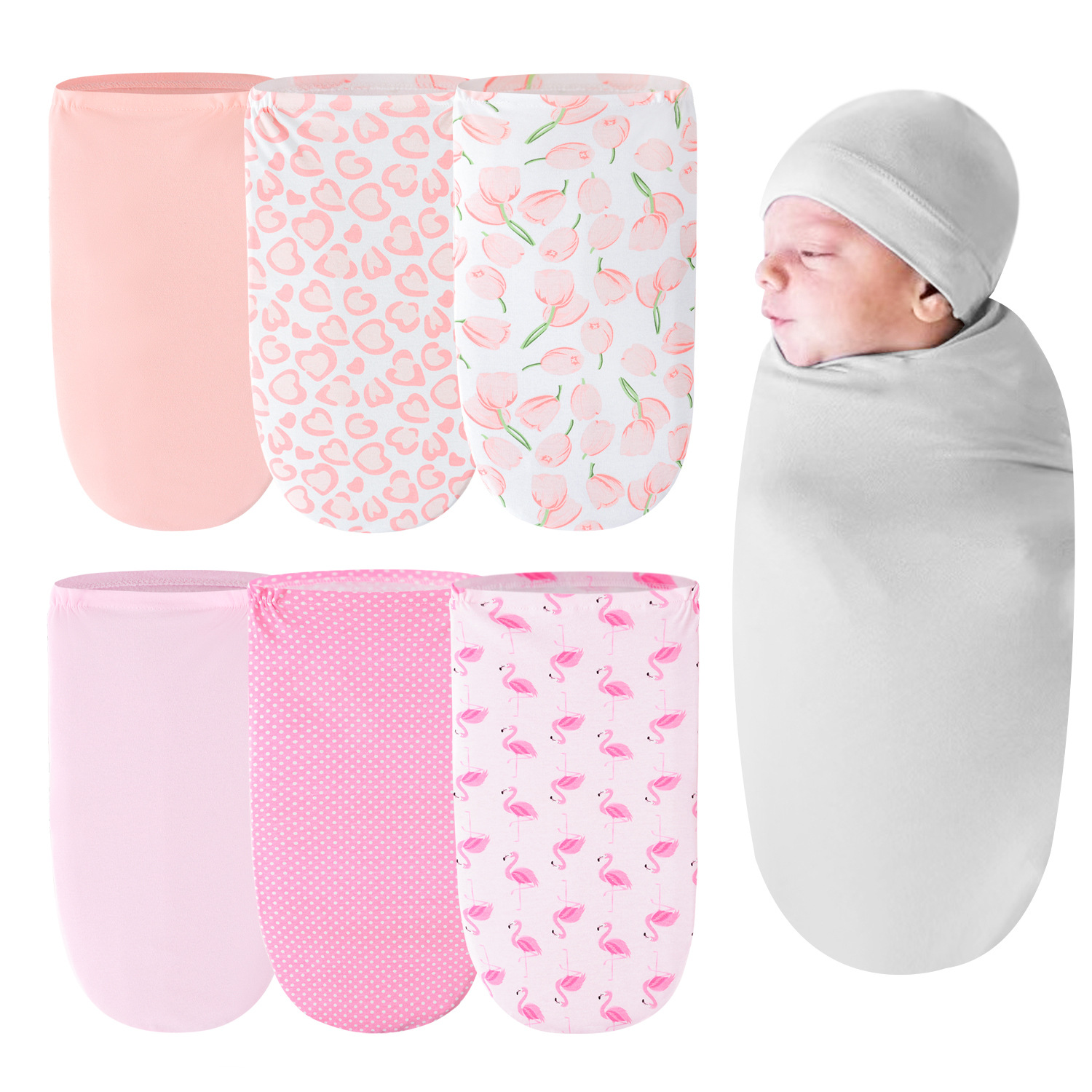 2025 New Spring and Summer Pure Cotton Sleeping Bag for Boys and Girls, Newborn Baby Jump Swaddling Towel, Baby Blanket, Anti-Kick Quilt