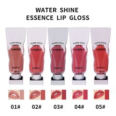 SHAQINUO水光精華唇蜜顯白萌嘟嘟唇素顏鏡面唇釉跨境專供出口批發