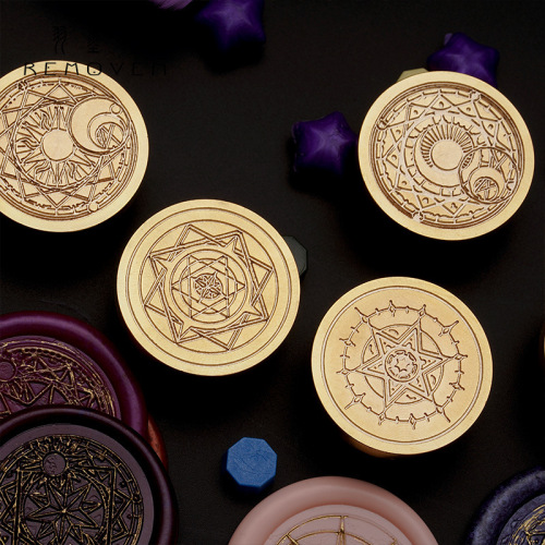 Fire wax seal magic array series student handbook DIY personalized decoration fire wax seal envelope invitation gift seal