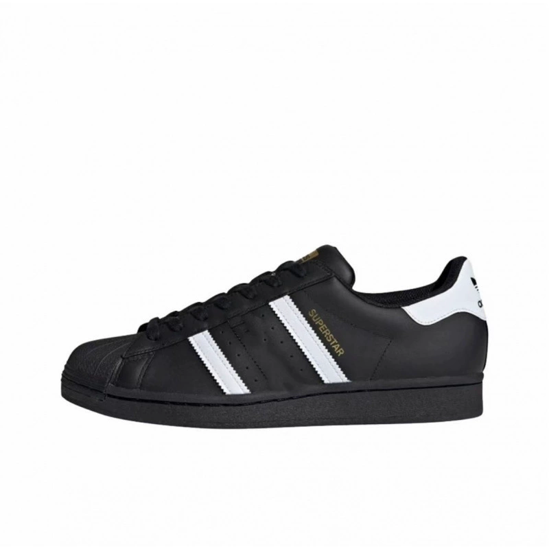 Кроссовки унисекс (Adidas) с пластиковым носком, дышащие, вуличный стиль, чёрно‑белые, 35–45