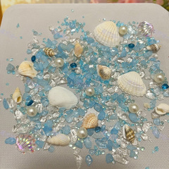 海塩砂利アートゴミハンドブックマニキュアニッチ水槽装飾ネパール装飾ブロークンダイヤモンド diy 手作り