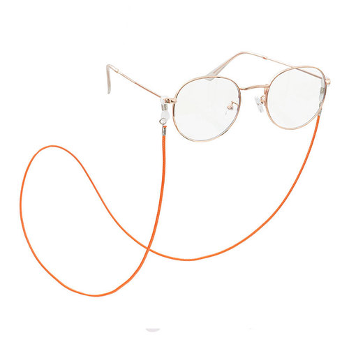 Cross-border accessories colored leather cord eyeglass chain necklace strap anti-drop eyeglass cord anti-lost eyeglass accessory wholesale