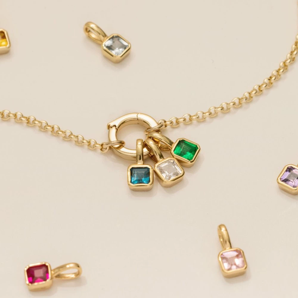 Pendant, accessories, necklace with zircon, European style, DIY