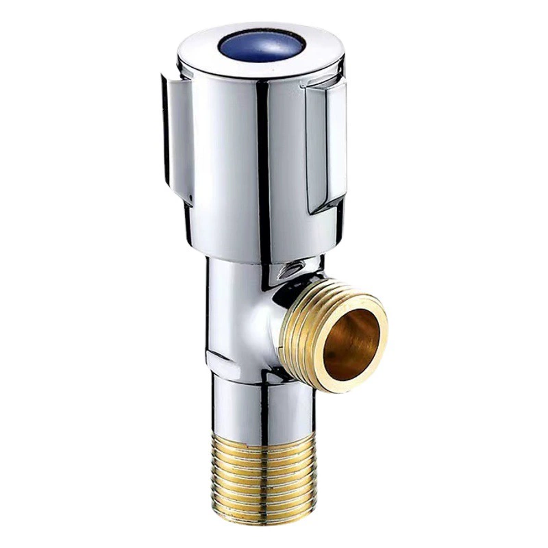 Завод оптом из чистой меди треугольный клапан весь медный утолщенный угловой клапан водонагреватель Туалетная вода запорный клапан Горячая и холодная Бытовая медь угловой клапан