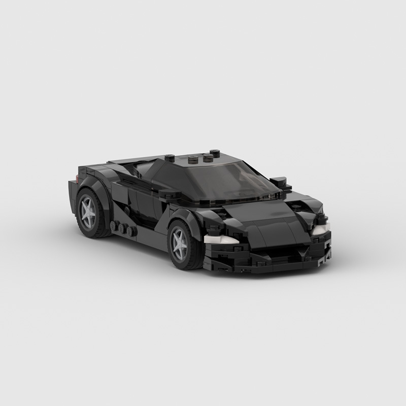 MOC building blocks compatible with Lego McLaren 720s 8 grid car racing speed series creative racing model ornaments MOC building blocks compatible with Lego McLaren 720s 8 grid car racing speed series creative racing model ornaments