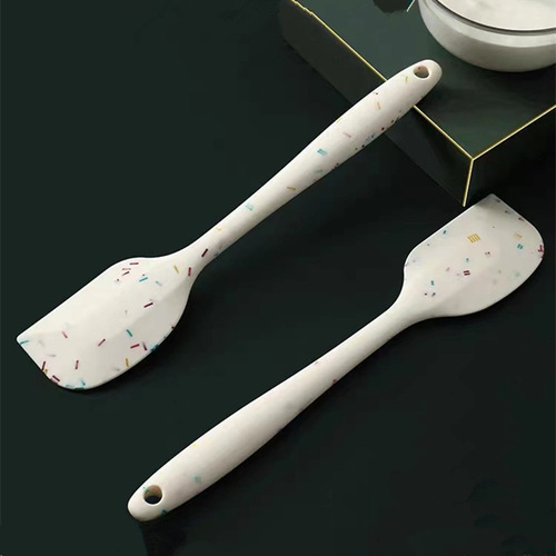 Large one-piece silicone spatula butter knife cream scraper baking tool cake frosting spatula full set butter scraper