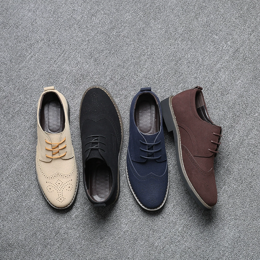 Fashionable low shoes English style for leisure for leather shoes, (Cross-border trading), plus size