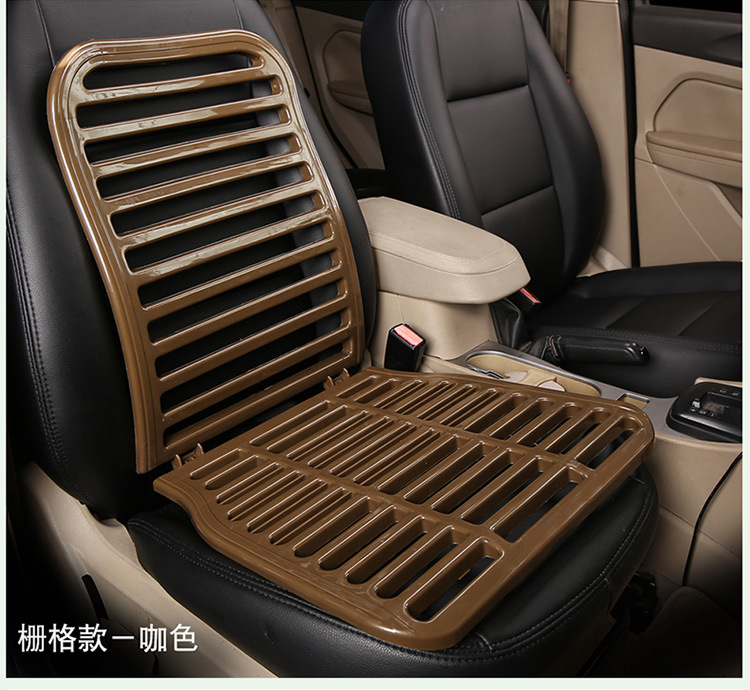 Engineering vehicle seat cushion forklift forklift excavator double-layer ventilated breathable small universal seat cushion summer plastic square cushion