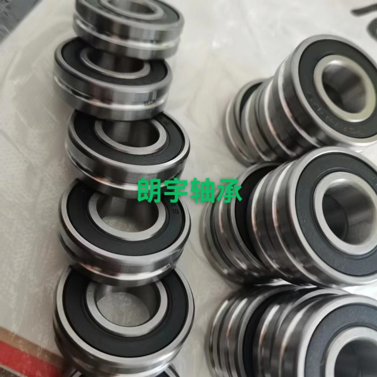 深沟球轴承厂家直营6202-2RS外皮带走线槽 U型槽V型槽定制加工