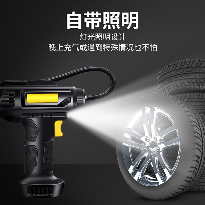 車載空気入れポンプ携帯型自動車空気入れポンプ車用ハイパワー電動無線タイヤ空気入れポンプ空気入れ|undefined