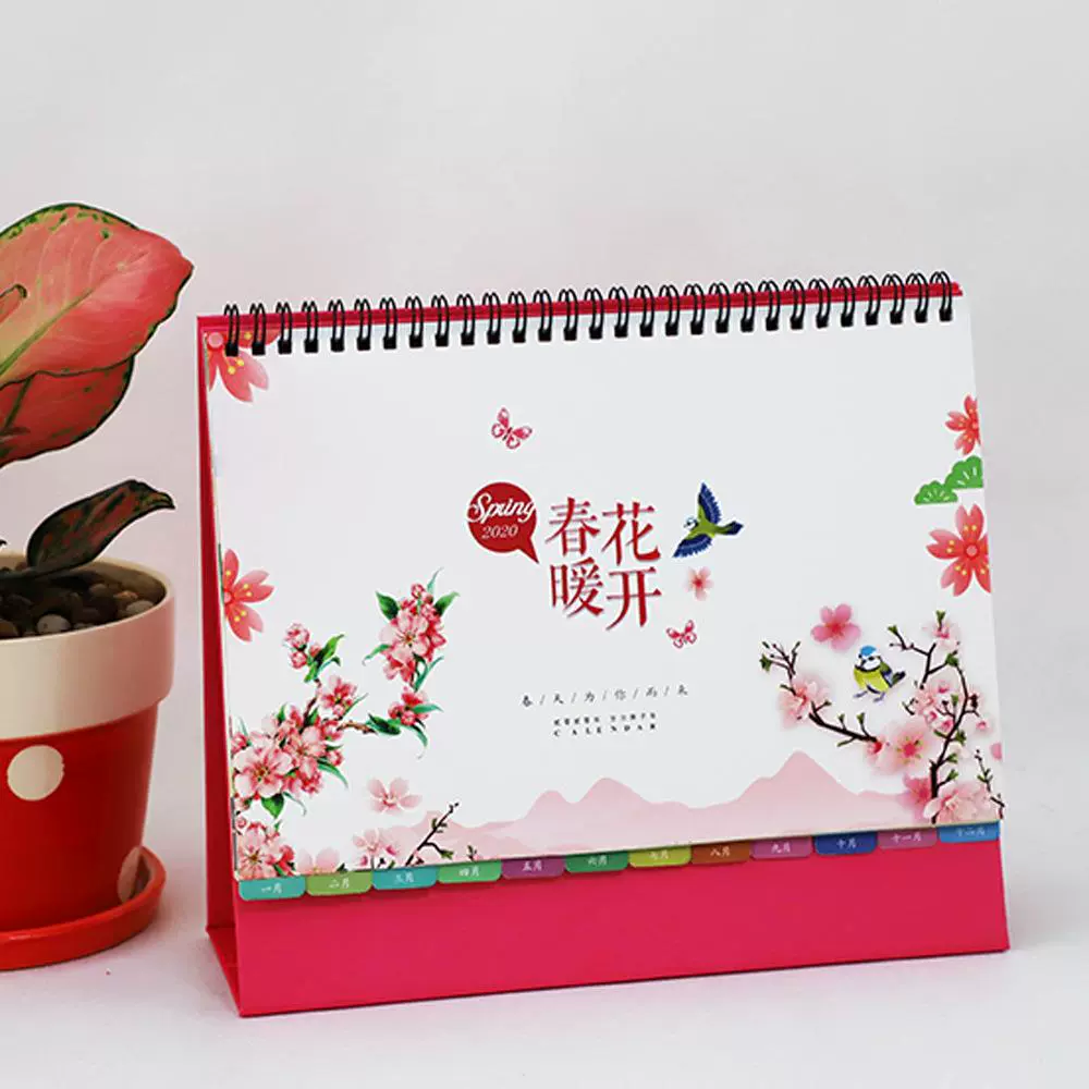 Производство календарей на стол с индивидуальным дизайном для бизнеса, специальная серия, пластиковые персонализированные многофункциональные календари с логотипом, оптом