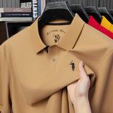 Хлопковая летняя футболка polo, пони, вышивка, короткий рукав, с вышивкой