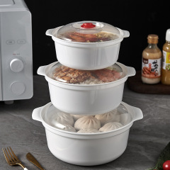 メーカー卸売り電子レンジ専用器泡麺碗蒸籠蒸し箱熱饅頭饅頭加熱可能円形スープ碗