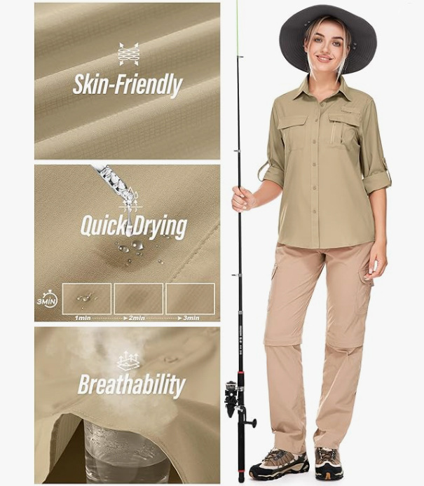 Women's Quick Drying Breathable Stretch Shirt Uv Protective Top_voghion.com