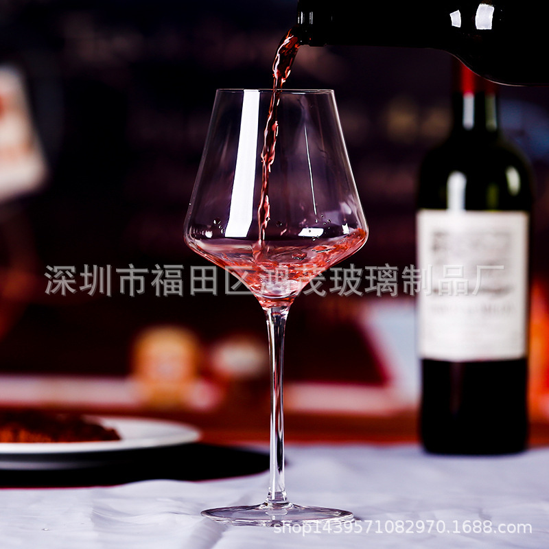 Copa de cristal, juego de copa de vino tinto, 2 cajas de regalo, copa de vino, copa de uva, copa de Borgoña, Burdeos, lo go