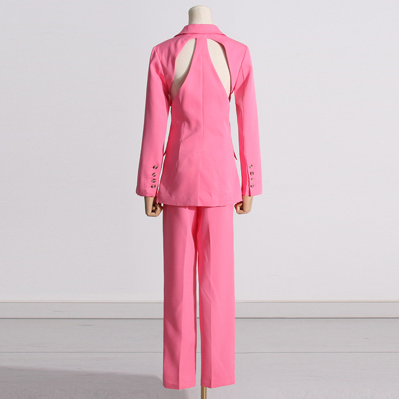 GraceChic Herbstkollektion 2025: Modischer Blazer mit figurformendem und beinschmeichelndem Design – der perfekte Anzug für Damen._voghion.com