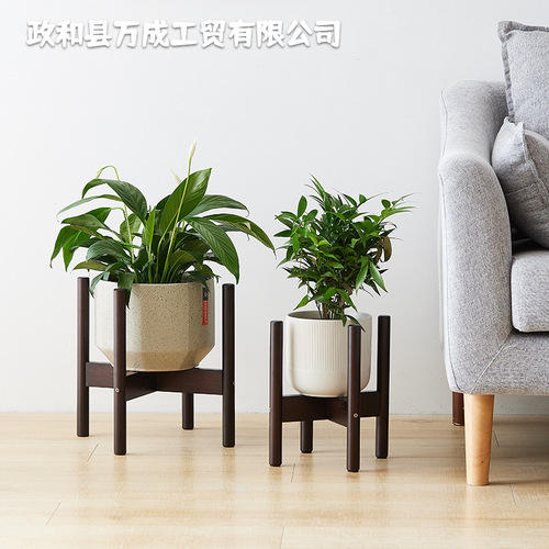 Nordic planter stand cross small flower stand floor-standing shelf balcony living room pothos planter stand one-piece dropshipping