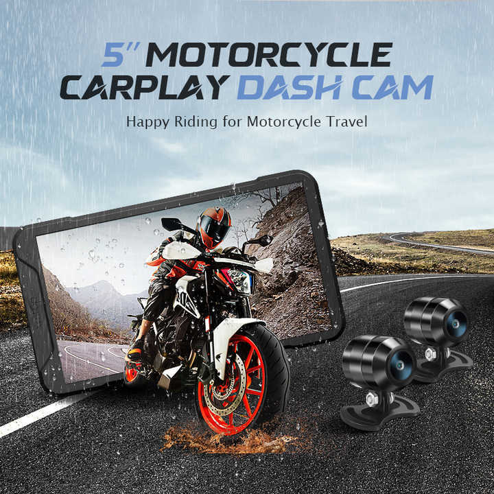 Motorcycle locomotive smart car machine cast screen driving recorder carplay suitable for Android Apple Hongmeng
