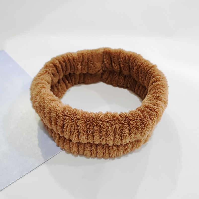 12# reddish brown hair tie