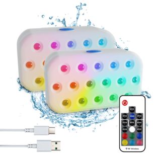 Led Diving Light Mobile Phone App Remote Control Waterproof Pool Light Colorful Underwater Light Party Light Foreign Trade Wholesale Amazon