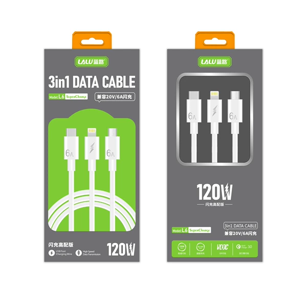 1.2 meters one for three (new and old packaging randomly)