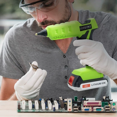 Yapışqan paylayıcı adapterlər Wireless Charging Hot Melt Gun with