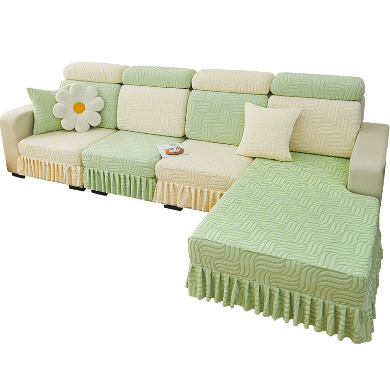 2024 nueva cubierta de sofá elástica, sofá simple antideslizante, estera de sofá gruesa, anti-gato, cubierta de sofá general de cuatro estaciones