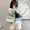 summer Women's wear printing Easy T-shirts pagoda sleeve Chiffon jacket One piece On behalf of 8003