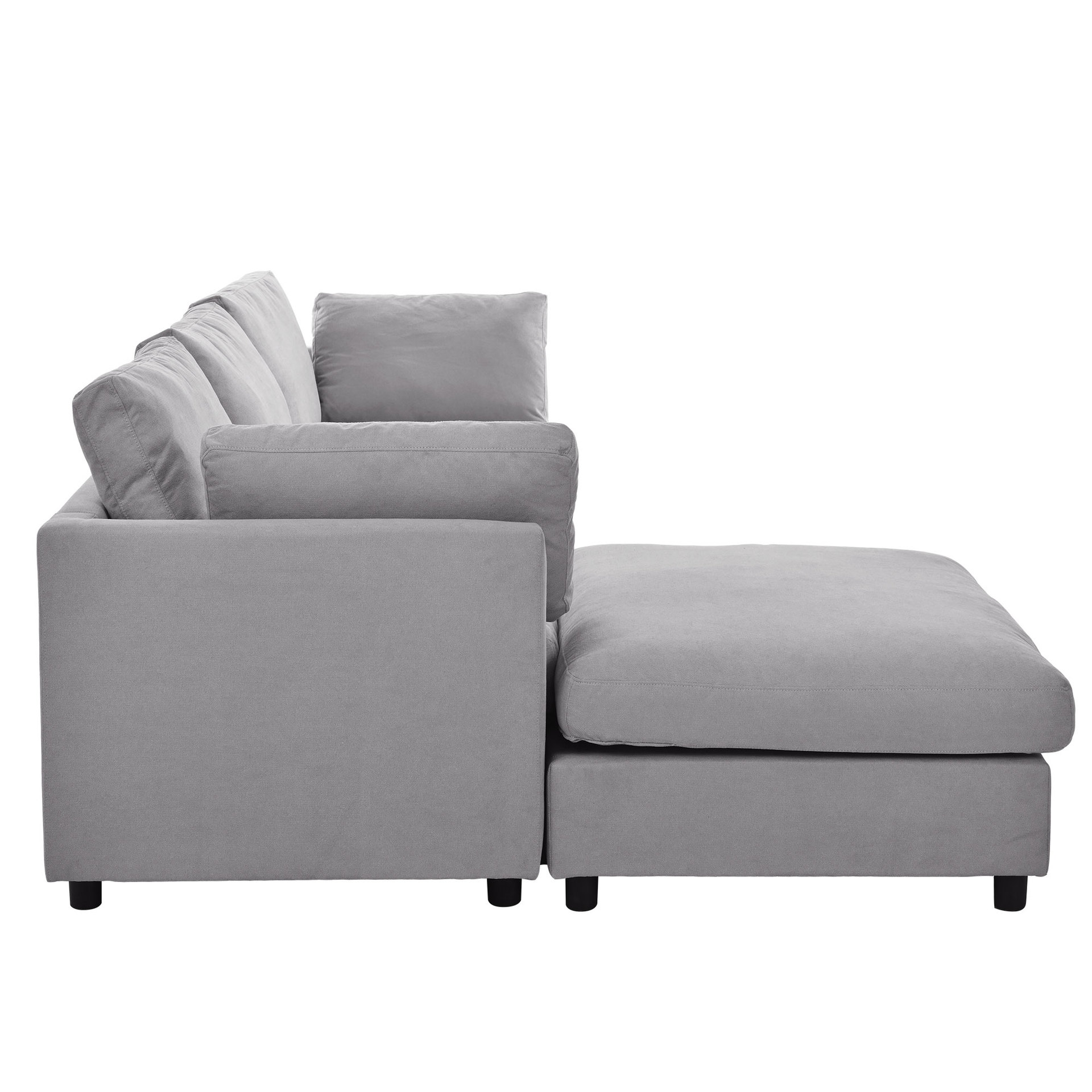 Art de arena minimalista para la sala de estar doméstica, suelo moderno y pequeño sofá de tela de casa simple