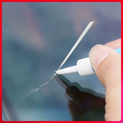 Cross-Border Supply of Automotive Glass Repair Fluid for Front Windshield Scratch Repair, Windshield Crack Repair, Crackless Adhesive