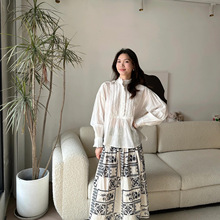 春季新款Ra南油工厂气质森系文艺名族风优雅少女立体刺绣半身裙