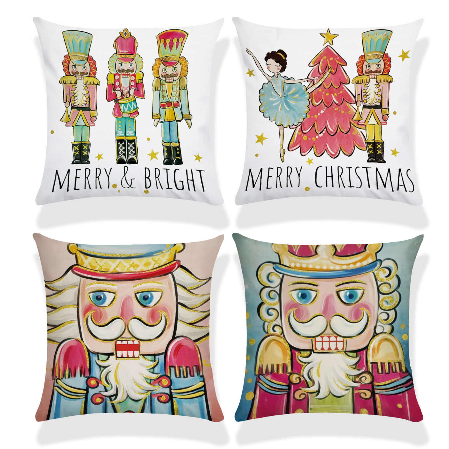 Venta caliente transfronteriza elementos de Navidad funda de almohada ambiente para el hogar sofá de decoración jardín patio festivo funda de cojín image 5