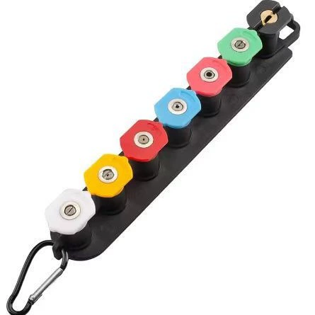 Завод прямой высокого давления водяной пистолет очистки сопла машины Тип вентилятора 7 цвет сопла многофункциональная Очистка высокого давления сопла Тип вентилятора