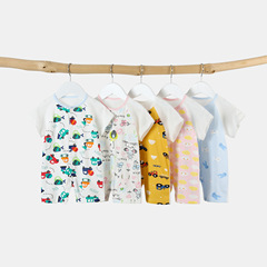 Baby clothes summer short-sleeve thin infant outdoor clothes summer wear onesie mesh crawling suit newborn romper