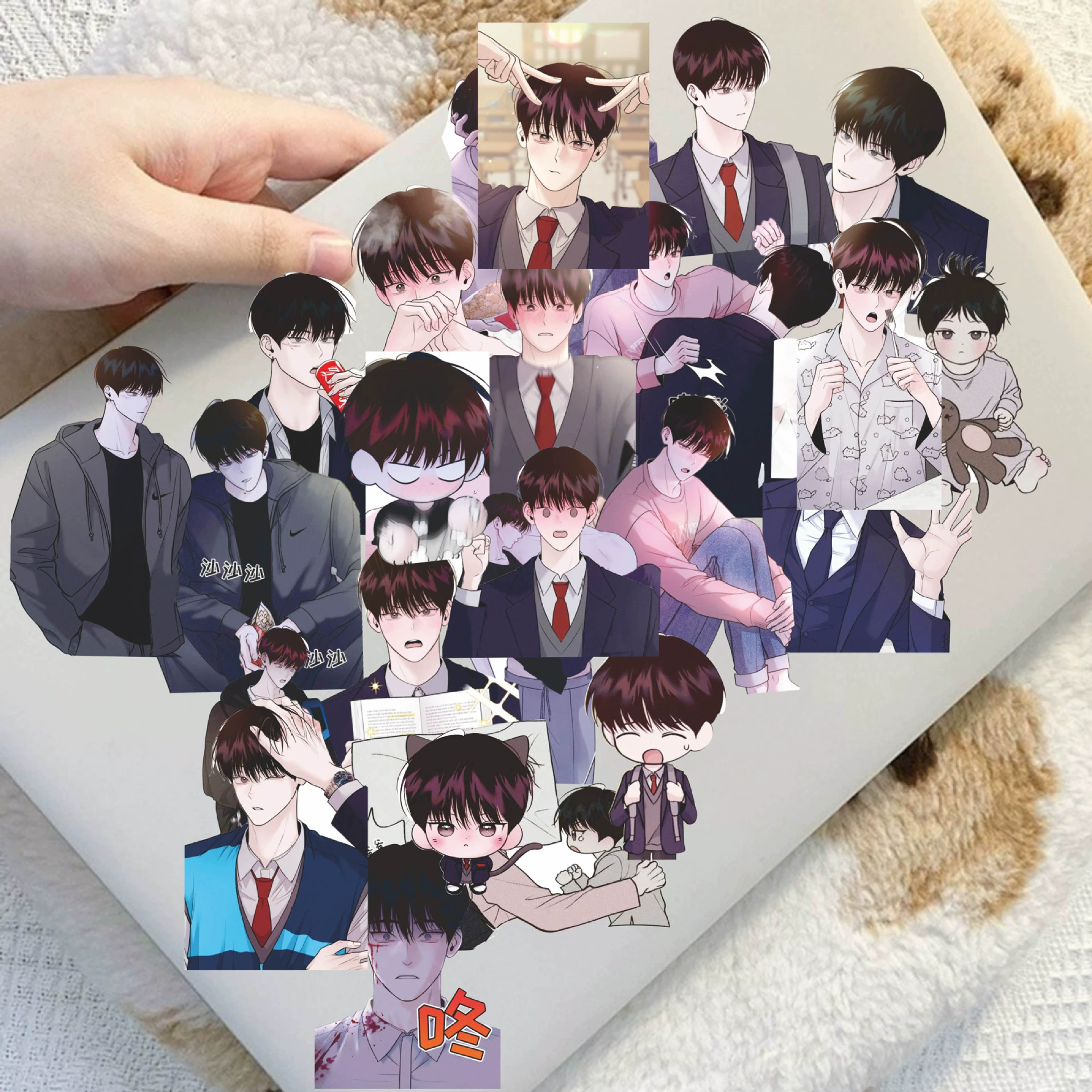 sticker Моя спасительница Хань Мяньюань Иньюйюань Иньююань комиксы Моя спасительница комиксы периферийные декоративные наклейки