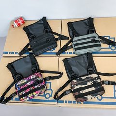 Cross-border chest bag men's trendy new tactical chest bag camouflage bag trendy street dance multi-functional chest vest backpack
